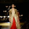 Model walks the ramp for designer Manish Malhotra at Indian Couture Week - Day 5