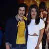 The lead pair of Mary Kom at the Trailer Launch of Mary Kom