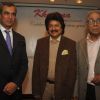 Pankaj Udhas poses with Mr. Y.K. Sapru and Mr. Devendra  Bharma