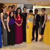 Nisha Jamwal poses with Mandira Bedi, Veda Raheja and the models
