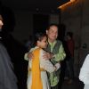 Salim Khan was seen hugging a guest at Lightbox