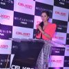 Sania Mirza addresses the audience at the Launch of Celkon Mobile
