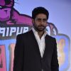 Abhishek Bachchan poses for the media at the announcement of his Kabbadi Team
