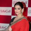 Aishwarya Rai looked ravishing in red at the Launch of Lifecells