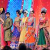Models Displaying Rohhit Verma's Collections during the International Indian Achiever's Award 2014
