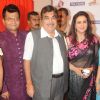 Nitin Ghadkari with Aneel Murarka & Poonam Dhillon at International Indian Achiever's Award 2014