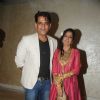 Ravi Kissen poses with Medha Jalota