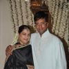 Javed Jaffrey with his wife at the Rocking EID Bash