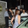 Bipasha Basu was spotted getting into her car at Nido
