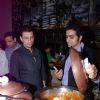 Rushad Rana was seen taking information about various dishes at Lucknow Food Fest