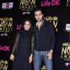 Sana Amin Sheikh and Vibhav Roy were at Life Ok Now Awards