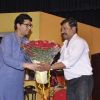 Raj Thackeray felicitating Sanjay Narvekar with a Bouquet of flowers