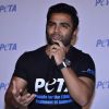 Sachin Joshi addressing the audience at the Peta Ad Launch
