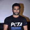 Sachin Joshi poses for the media at the Launch of Peta Ad on the Occasion of his Birthday