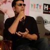 Akshay Kumar was seen interacting with the audience at the Promotion of Entertainment in Delhi
