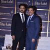 Anil Kapoor and Irrfan Khan pose for the media at 'The Gentleman's Wager' Panel Discussion 3