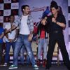 Shah Rukh Khan shakes a leg with Saahil Prem at the Promotion of Mad About Dance