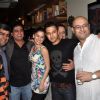 Sanjeeda, Ayub Khan and Vatsal Sheth with friends at the 100 Episodes Completion Party