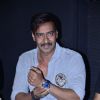 Ajay Devgn shows off her watch at the Promotions of Singham Returns