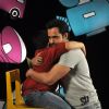Emraan Hashmi gives a hug to Sadhil Kapoor on Captain Tiao