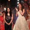 Eesha Kopikar walks the ramp at the Indian Bridal Fashion Week Day 3