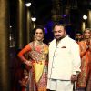 Shraddha Kapoor with designer at the Indian Bridal Fashion Week Day 3