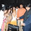 Mukesh Khanna snapped at the making of Star Studded National Anthem by Film Maker Raajeev Walia