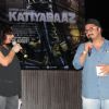 Devanshu Kumar interacts with the host at the Song Launch of Katiyabaaz