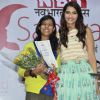 Sonam Kapoor felicitates a girl at NBT Samvaad Event