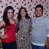 Sana Khan poses with Mansi Pritam and a friend at her Birthday Bash