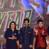 Farah Khan, Shah Rukh Khan and Vivaan Shah at the Trailer Launch of Happy New Year