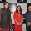 Shashi Tharoor with Rahul Bose and a friend at the Birthday Bash cum Launch
