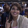 Bipasha strikes a pose at the Promotions of Creature 3D at Mithibai College