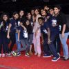 Bipasha Basu clicks a pic with her fans at the Promotions of Creature 3D at Mithibai College