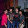 Arjun and Varun click a pic with their fans at the Wrap Up Party of Badlapur