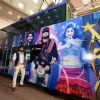 Rana Duggubati poses alongside a customized SIIMA bus at the Press Meet at Malaysia