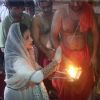 Rani Mukherjee performs a pooja at Ambaji Temple