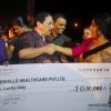Vidya Balan gives a generous donation for the Dahi Handi Celebration