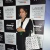 Neena Gupta poses for the media at Lakme Fashion Week