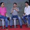 Aamir Khan was spotted interacting with the audience at the Second Poster Launch of P.K.