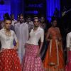 Models showcase designs by Anita Dongre at the Lakme Fashion Week Winter/ Festive 2014 Day 4