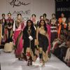 Models showcase designs by Ekru at the Lakme Fashion Week Winter/ Festive 2014 Day 4