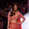 Vaani Kapoor walks the ramp for Payal Singhal at the Lakme Fashion Week Winter/ Festive 2014 Day 5