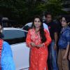Rani Mukherjee was spotted coming out from her car