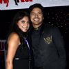Shaan poses with wife Radhika Mukherjee at his Live Concert