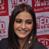 Sonam Kapoor snapped beautifully at the Promotions of Khoobsurat on 93.5 Red FM