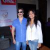Vivek Oberoi with wife Priyanka Alva Oberoi at the Mega Blood Donation Drive