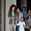Dia Mirza was snapped with a small kid at the Short Film Launch