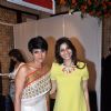 Mandira Bedi and Tanishaa Mukerji pose for the camera at Araish Charity Exhibition