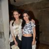 Roshni Chopra poses with a friend at the Launch of her Fashion Label